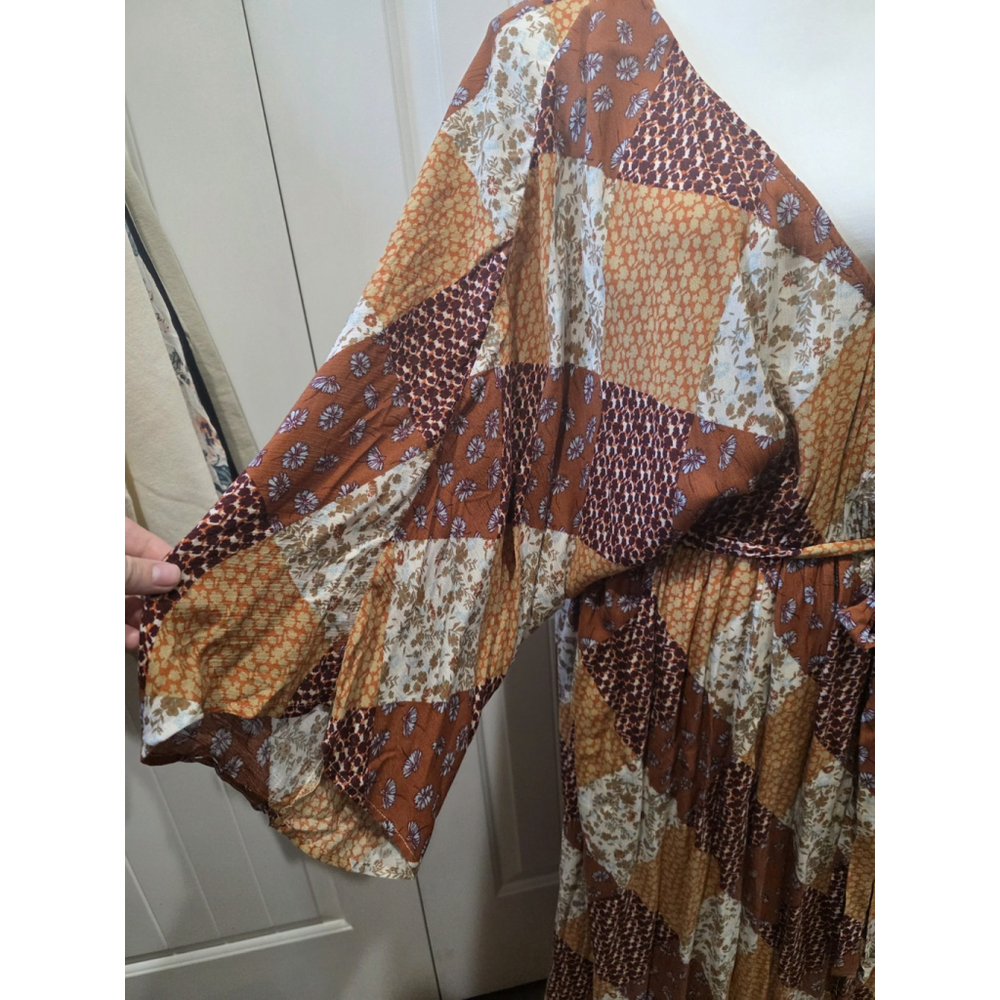 Patchwork Maxi Dress - Picture 5 of 9